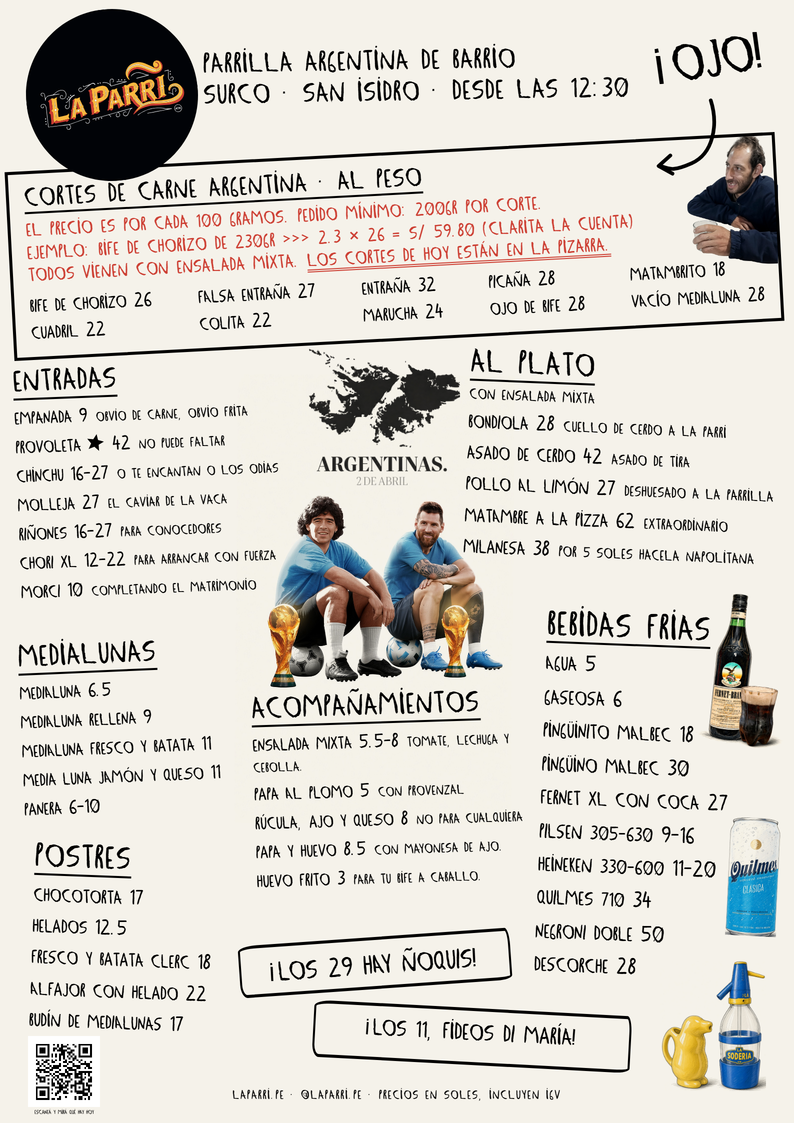 La carta de La Parri, hoja 1 de 2